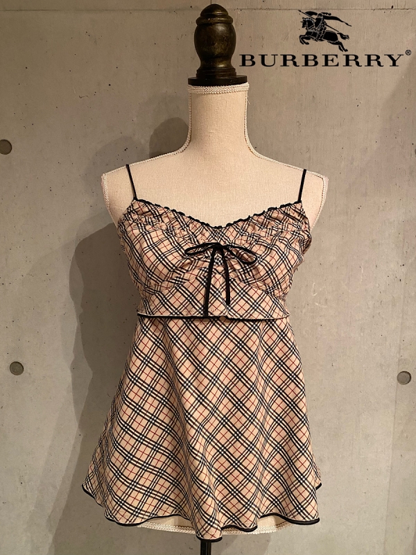 Burberry spaghetti strap dress hotsell