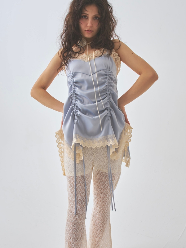satin gather mini op