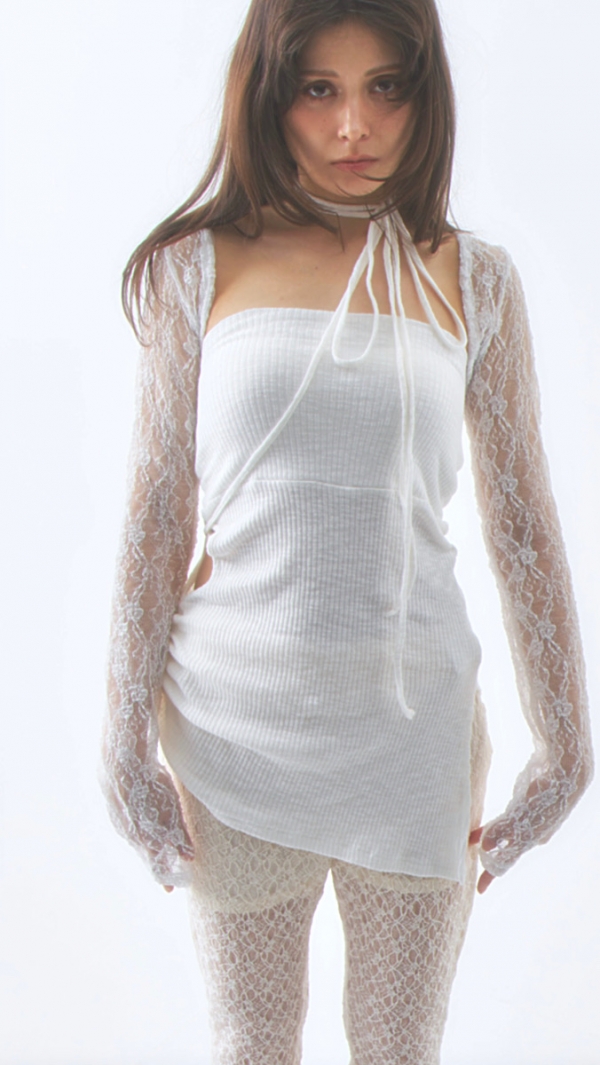 short lacy cardigan
