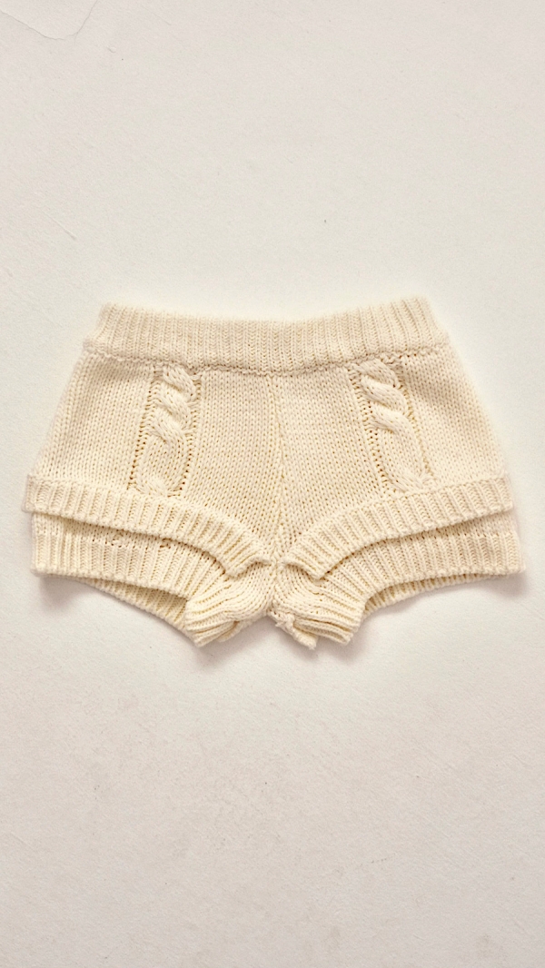 rounded knit short pt